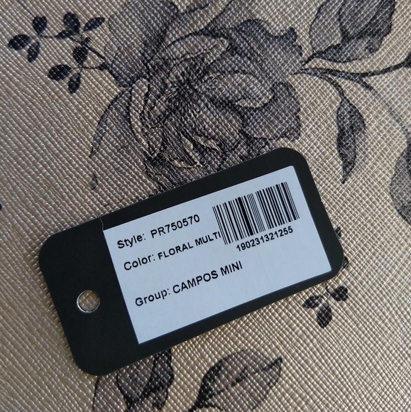 RARE Guess Rose Gold Floral Mini Campos Crossbody Bag - Picture 16 of 16